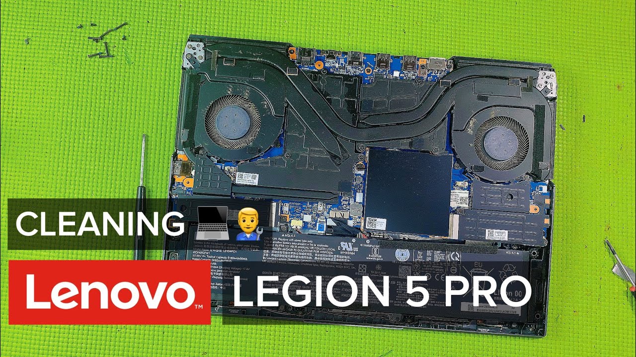 The Lenovo Legion 5 Pro Gaming Laptop Cleanup #legion5pro #gaminglaptop #laptopcleaning #lenovo #fyp