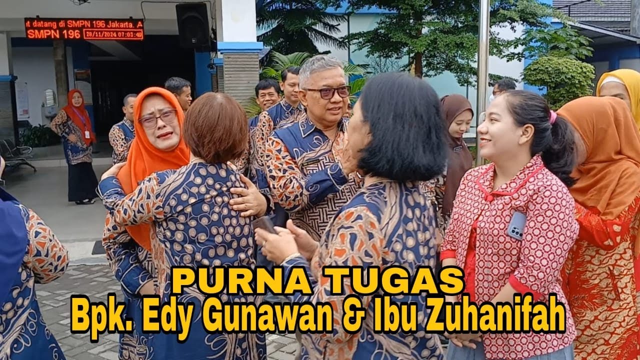 Sambutan Perpisahan Guru Purna Tugas SMPN 196 Jakarta