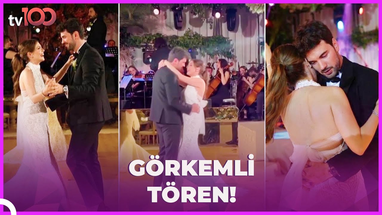 Eda Ece ile Buğrahan Tuncer’in düğününe damga vuran anlar