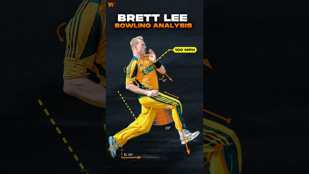 Brett Lee Bowling Action analysis❗️Most Perfect Bowling Action❓