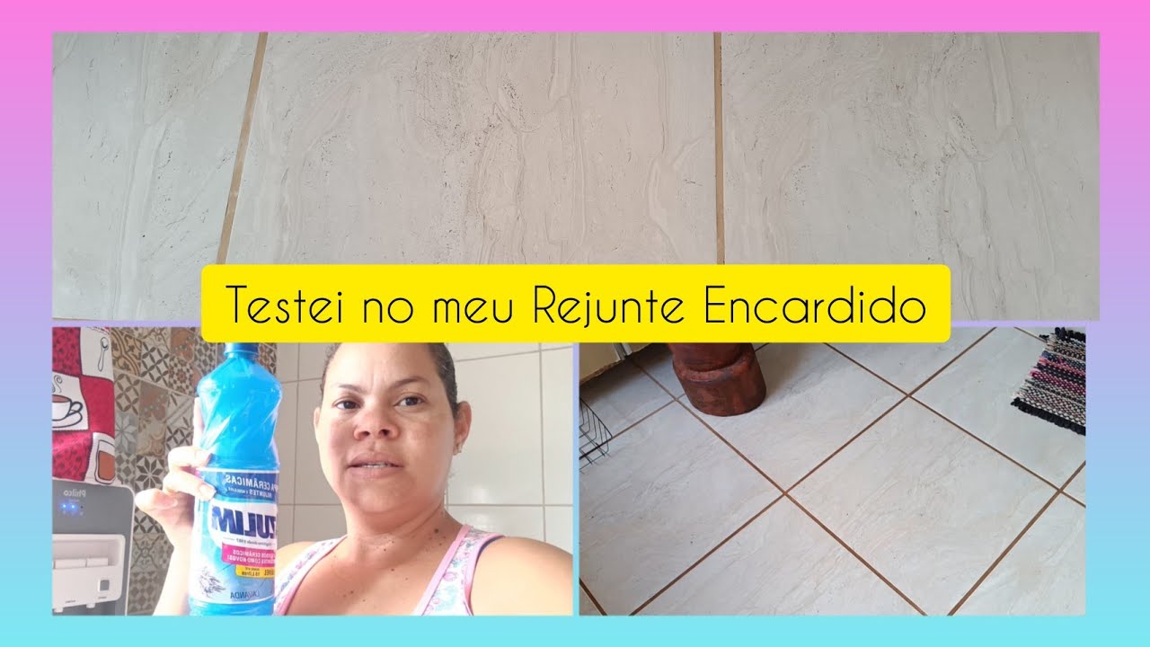 Testei azulim No Meu Rejunte Encardido . @josenicemarinho9680 #azulim#reajunte#limpeza