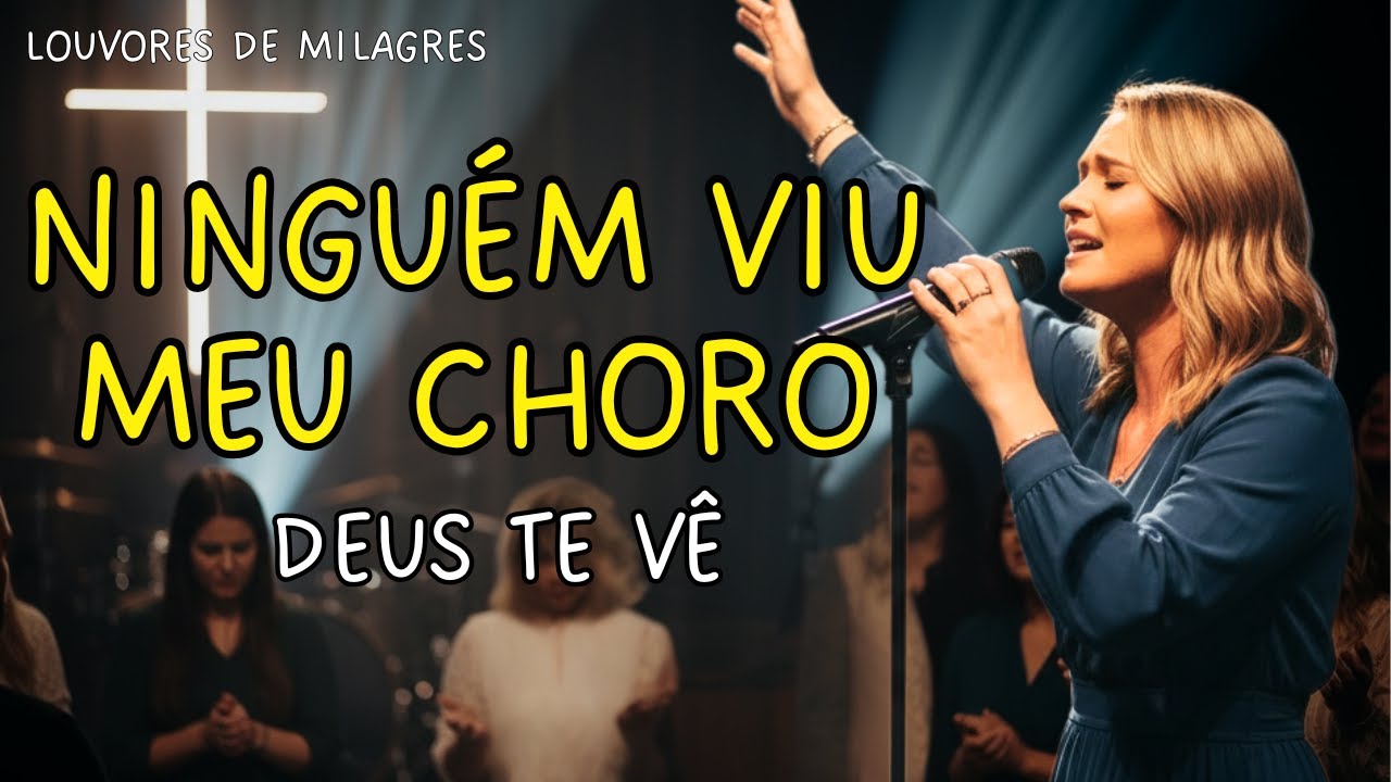 Quando Você Chora Escondida, Deus Te Vê 💔✨ | Música Gospel  #louvor  #musica #oração
