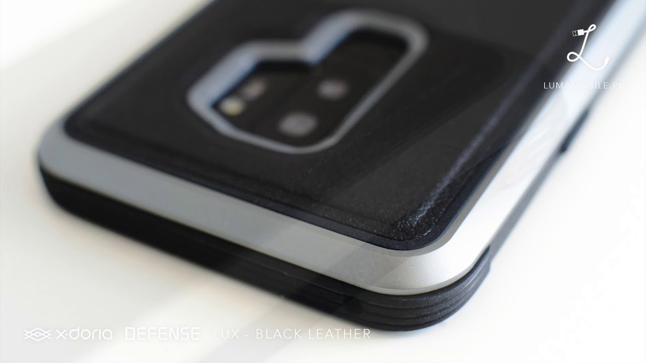 Etui X-Doria Defense Lux Black Leather do Samsung Galaxy S9 / S9 Plus - zobacz z bliska!