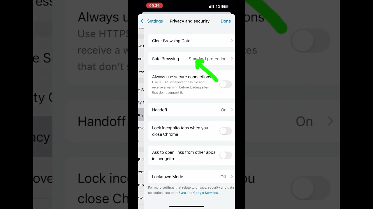 Must do this setting for security if using chrome browser 