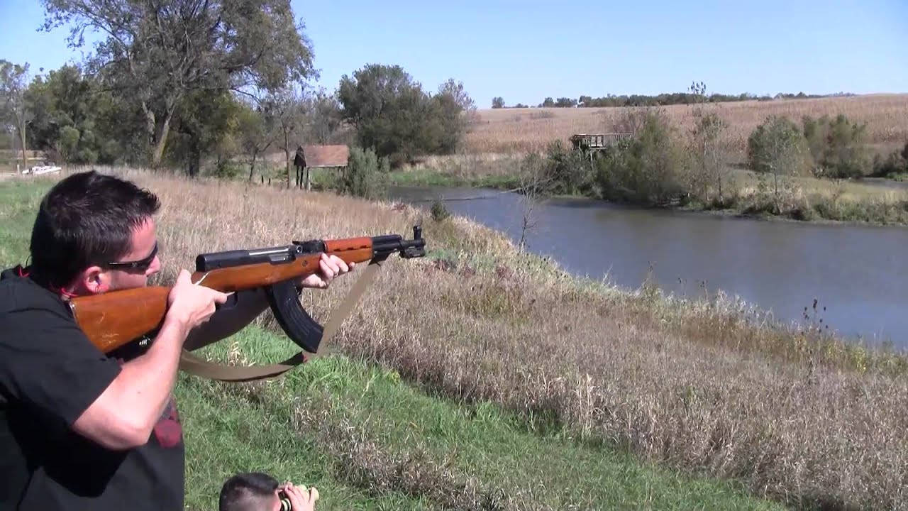 SKS Paratrooper Carbine 30 round banana clip farmland Nebraska