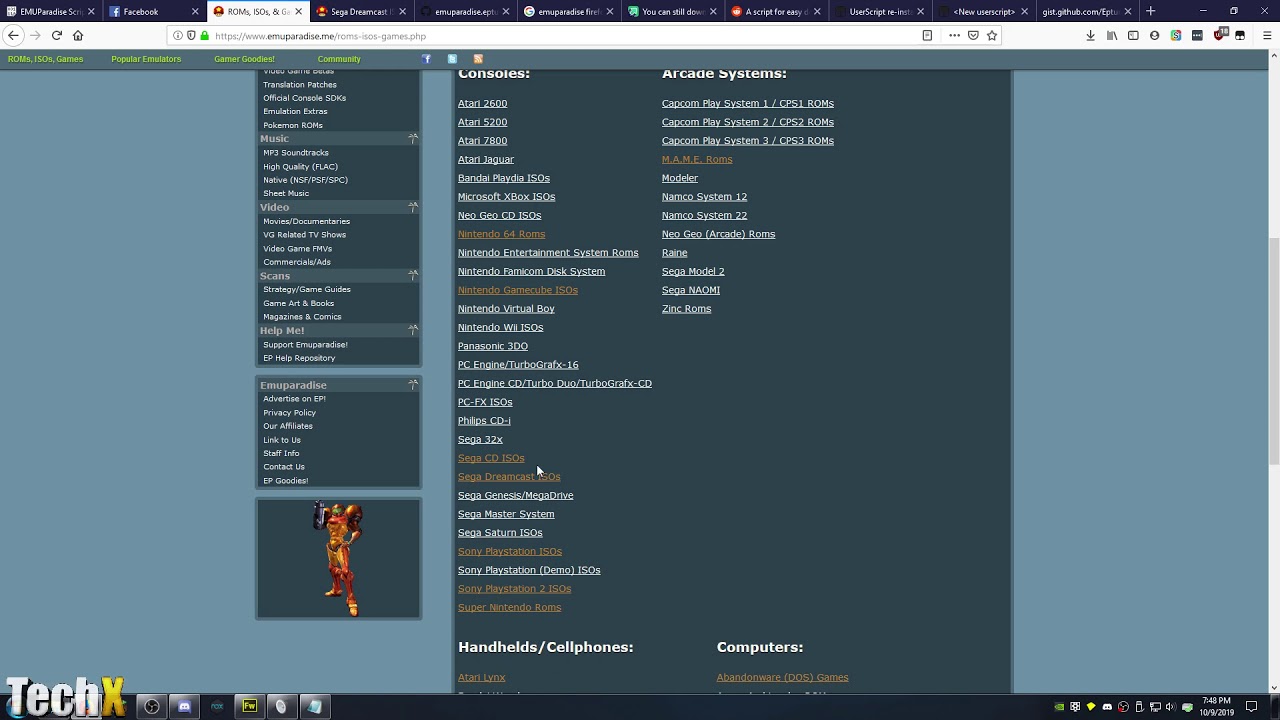 EmuParadise ROM Downloading in 2023 On Firefox! ~ Oops