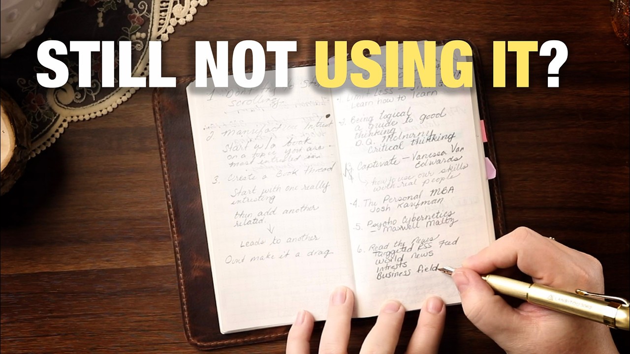 Why Your Travelers Notebook Still Isn't Getting Used