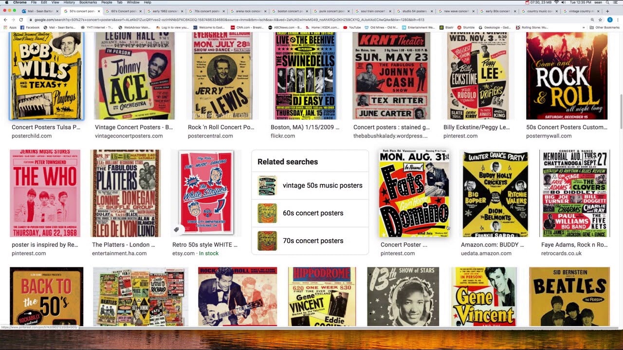 Vintage Concert Poster HistoryPART 1