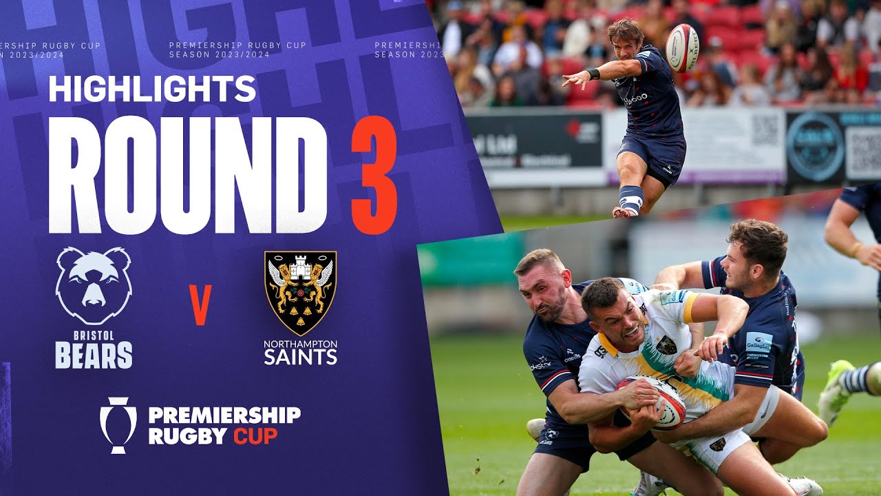 Bristol v Northampton - HIGHLIGHTS | Nail-biting Finish To Close Match! | Premiership Cup 2023/24