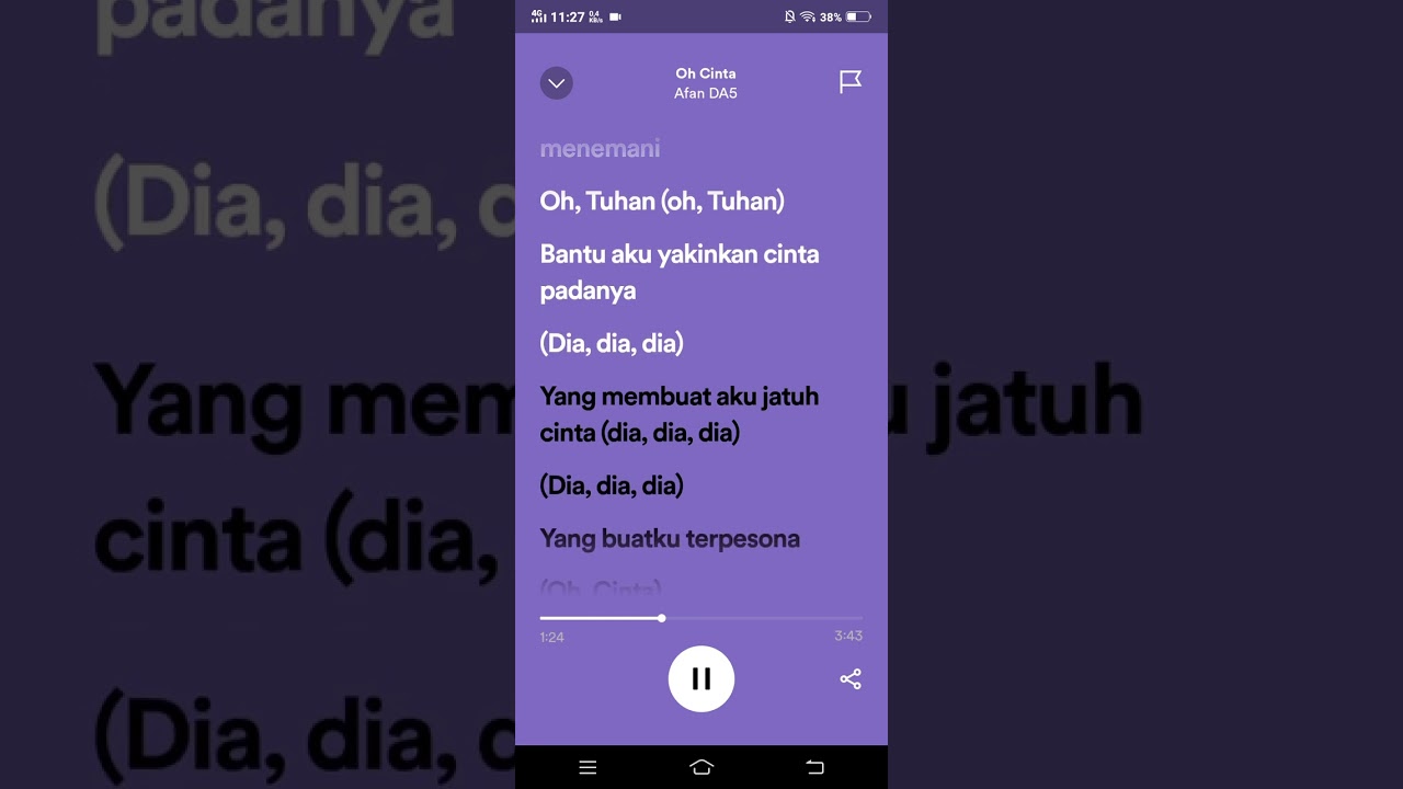 full lirik oh cinta#afanda5#sridevida5#defan#gidara