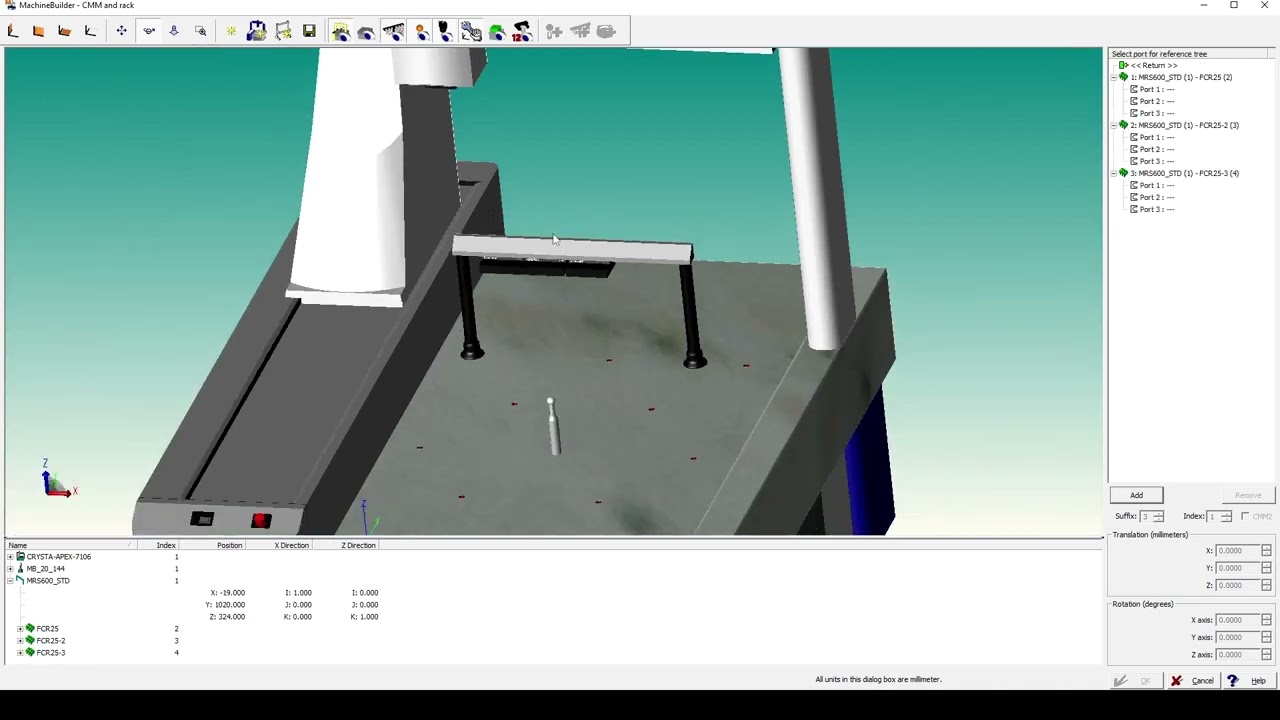 MCosmos CMM Configuration