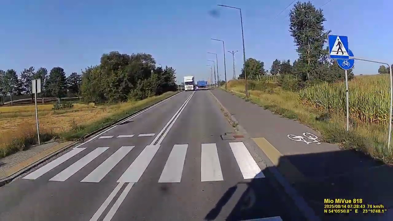 Polska. DW653 Sejny-Suwałki+tranzyt oraz DW655 do S61