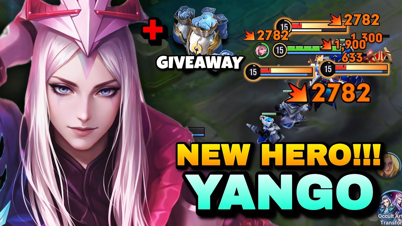 NEW HERO! CHINA YANGO BRUTAL DAMAGE CLASH LANE GAMEPLAY + GIVEAWAY! | HONOR OF KINGS