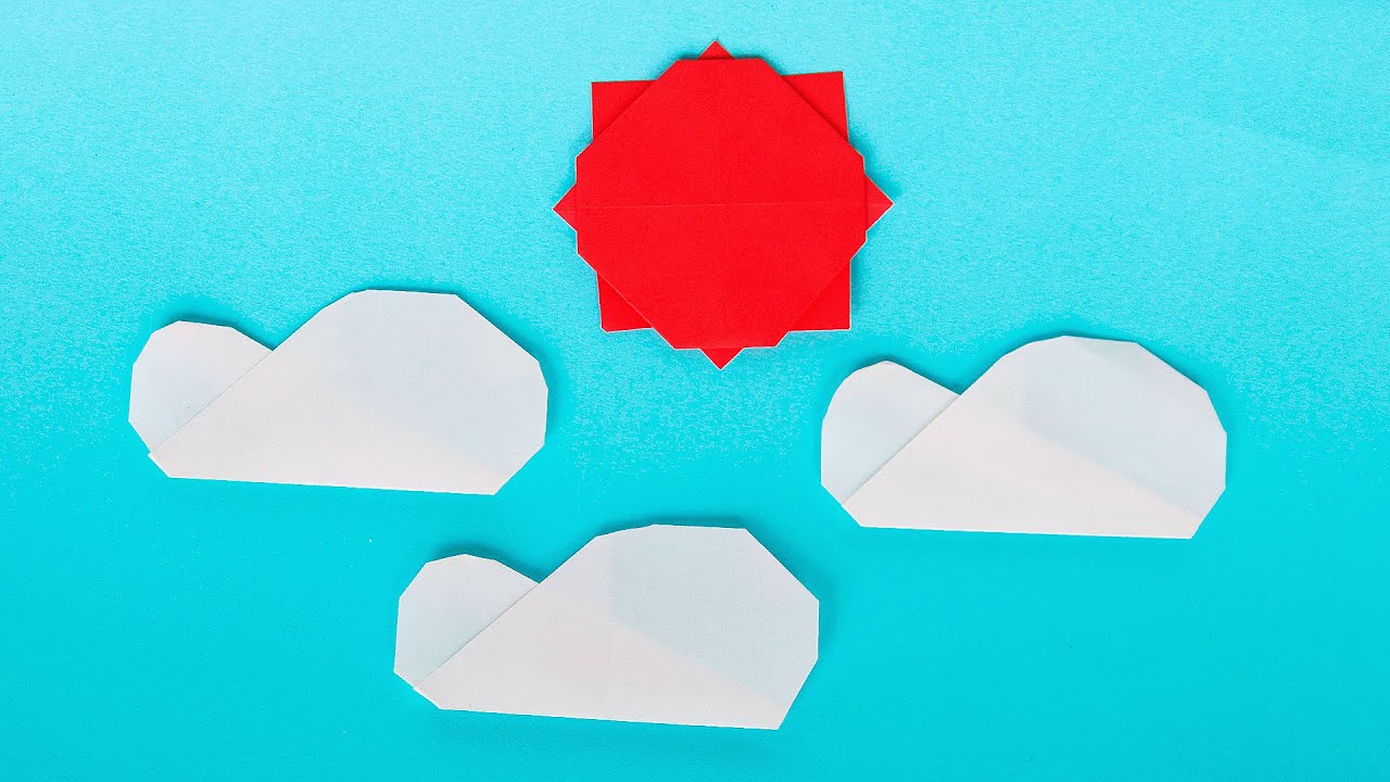 ORIGAMI SUN & Clouds