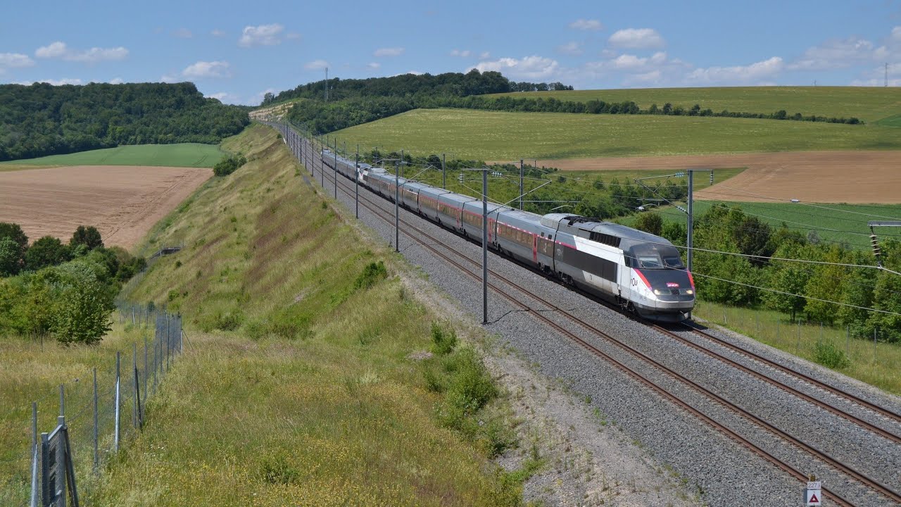 A pleine vitesse sur la LGV Est Européenne
