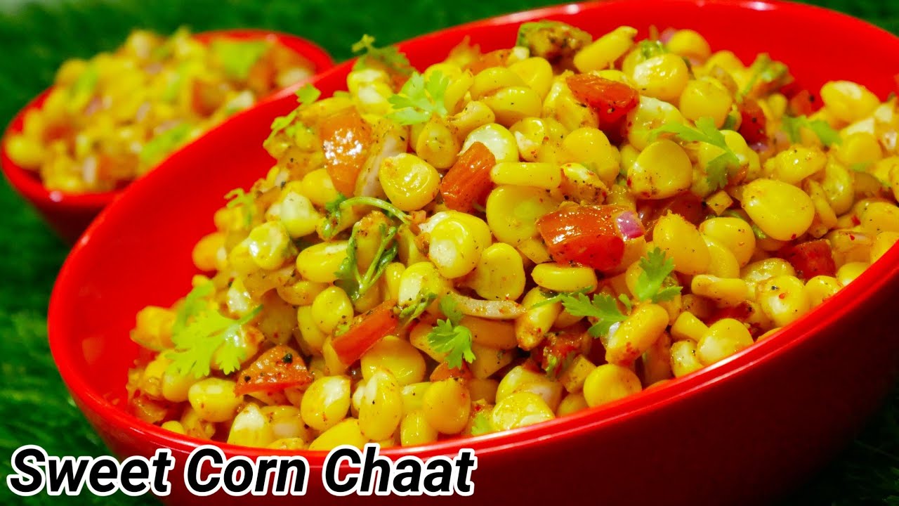 Sweet Corn Chaat Masala Recipe | Spicy Sweet Corn Chaat | Masala Sweet Corn