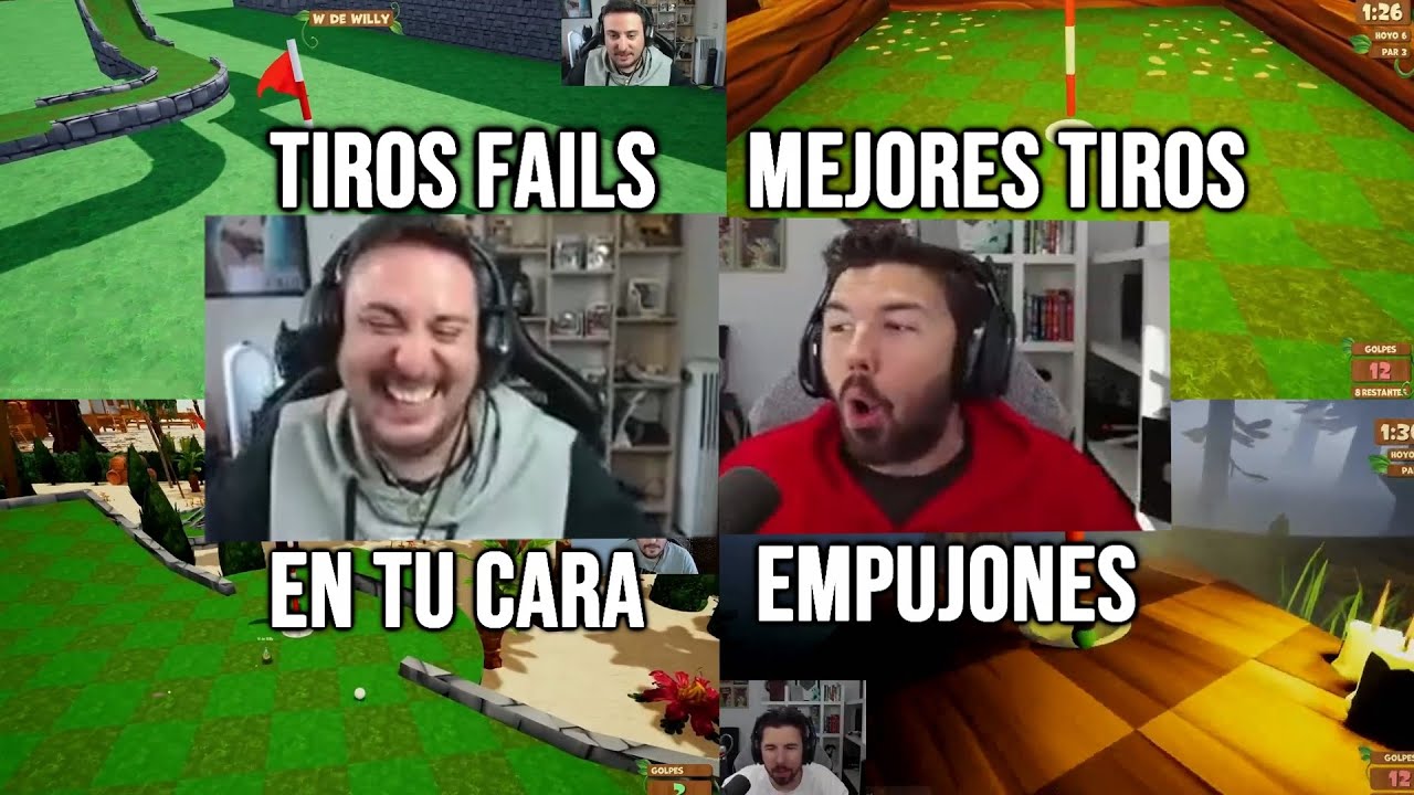 TIROS FAILS| MEJORES TIROS| EN TU CARA| EMPUJONES EN GOLF IT #12