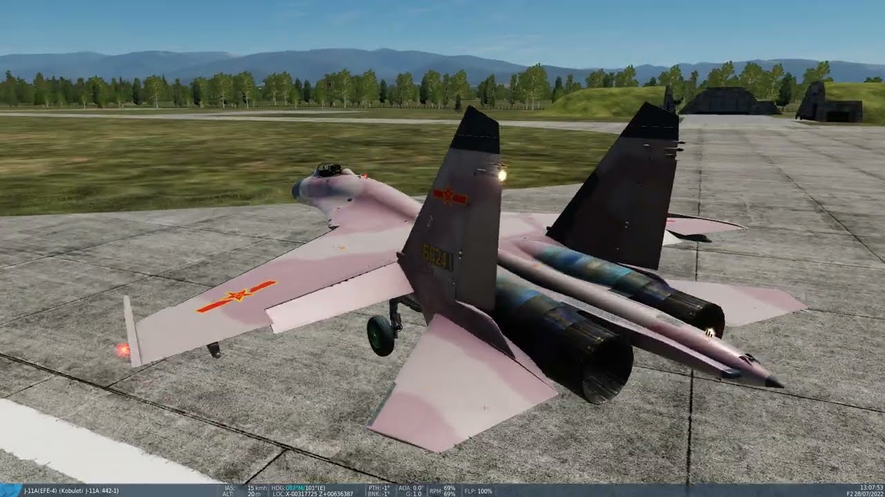 Shenyang J-11 Chasing Airplanes Free Flight pt. 19 | DCS 2.9 World Aviation Gameplay Cockpit Cam POV