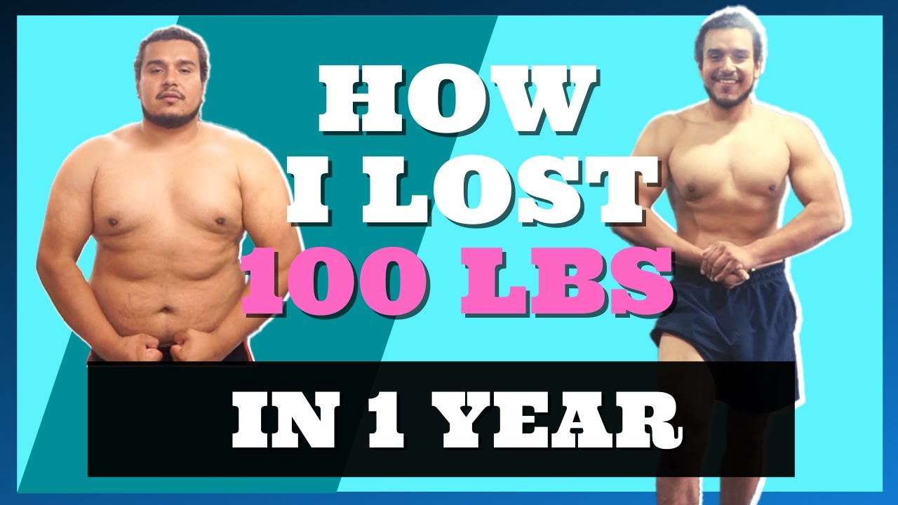 1 Year Weight Loss Transformation - Losing 100 Pounds