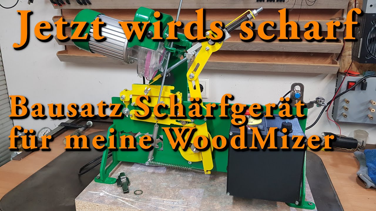 Jetzt wirds scharf - Bausatz Schärfgerät für meine WoodMizer