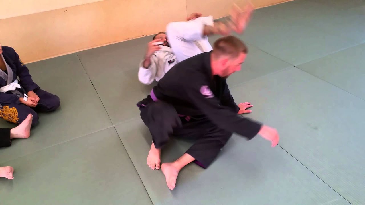Deep half guard to back