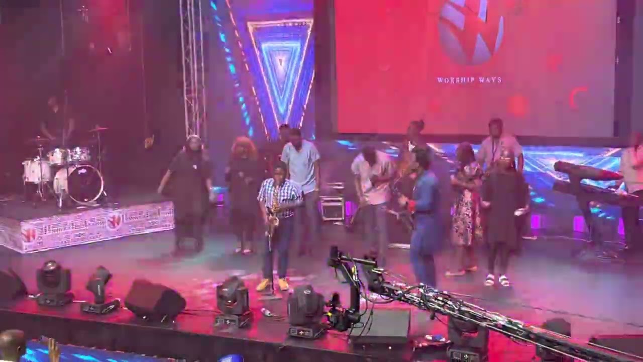 Demilade Adepegba plays the BeejaySax at Worship- Ways with Gbenga Adenuga