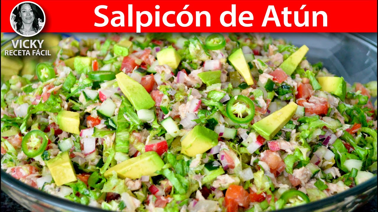 Salpicón de Atún | #VickyRecetaFacil