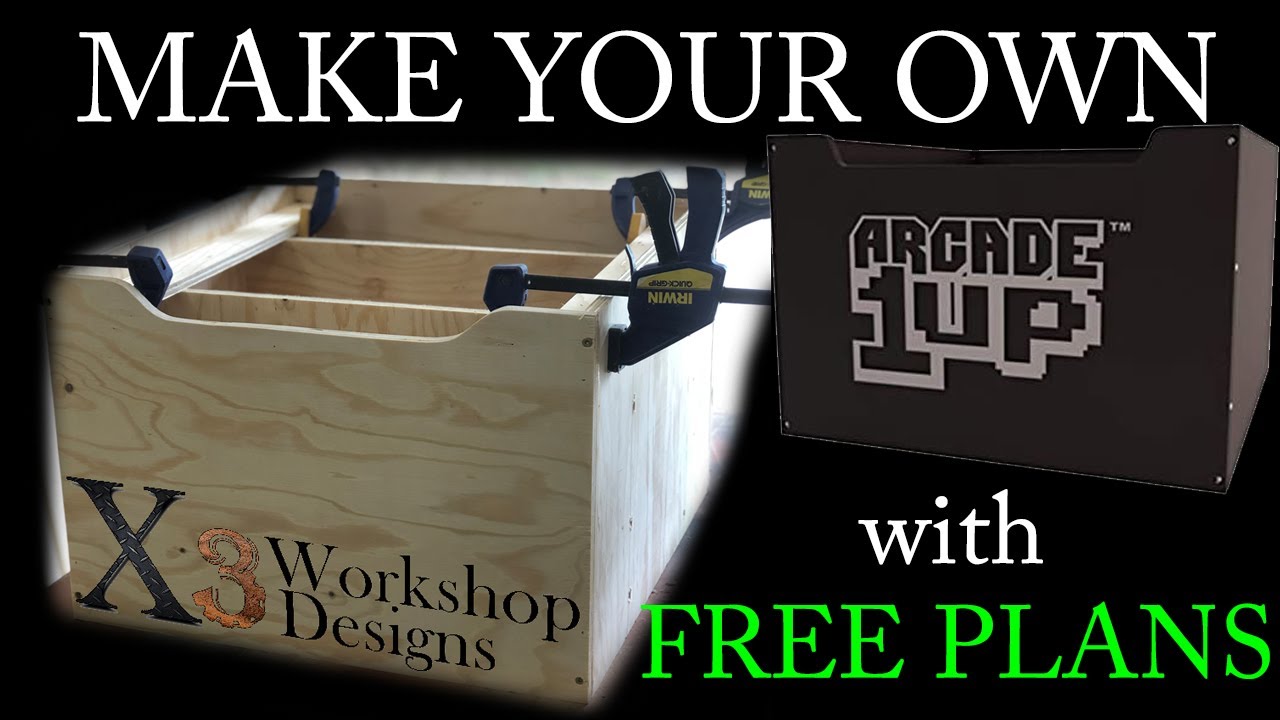 X3WD - Make your own Arcade Riser for under $35!!! W/ FREE PLANS (Raw Edit)