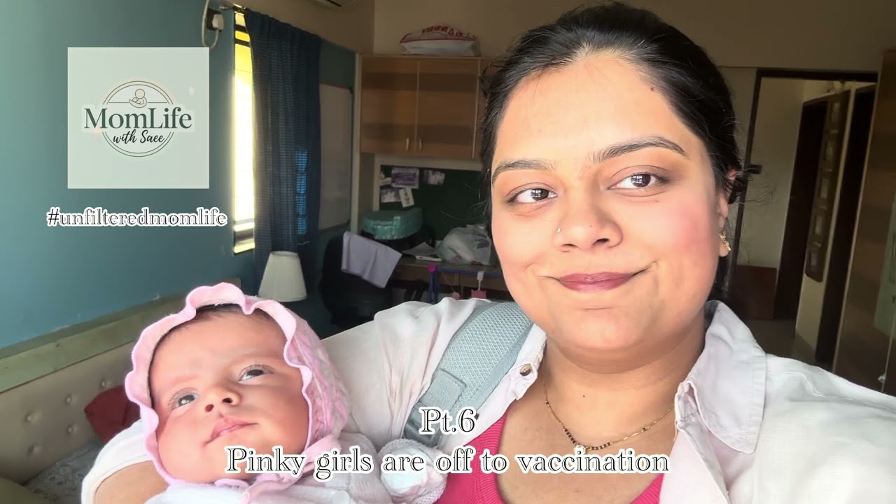 First Vlog Ever🧿✨| Baby Vaccination Day | Mom Life India |Unfiltered Mom Life 