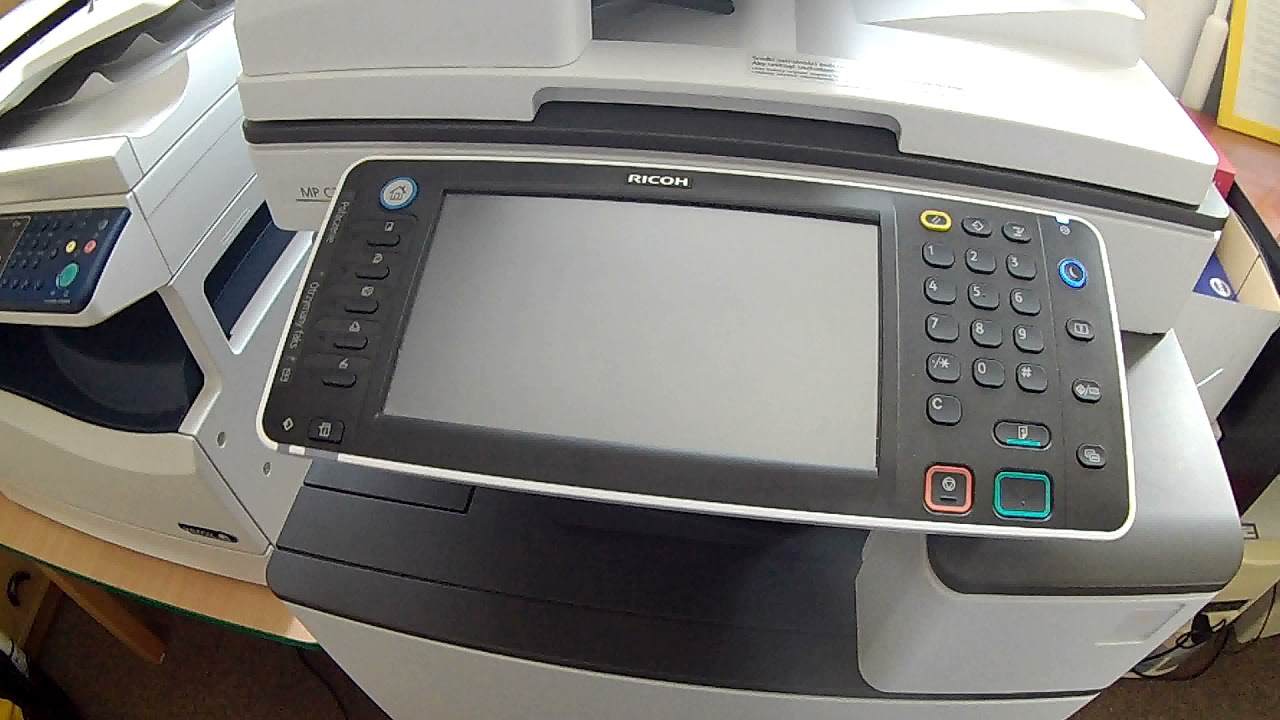 RICOH MPC2011 MPC2003 Требуется обслуживание. Обратиться в сервисную службу Сбросить обслуживание