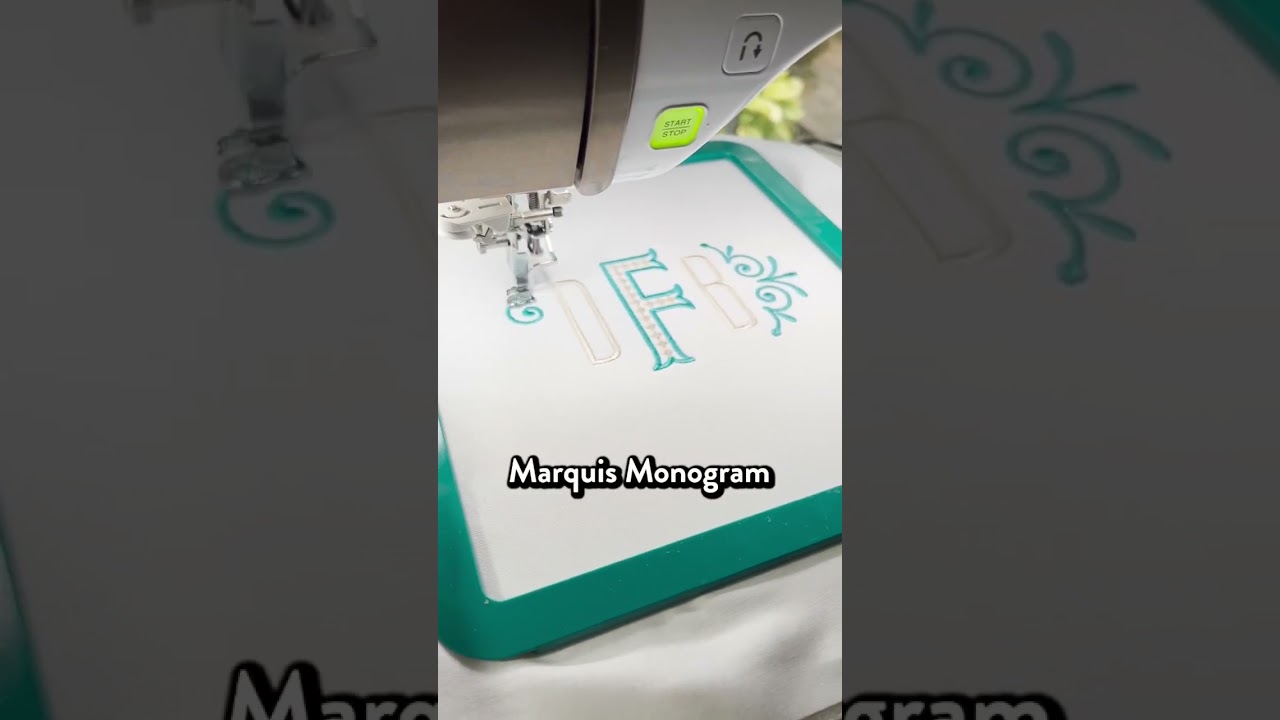 Who else wishes they could monogram everything?? #machineembroidery #monogram