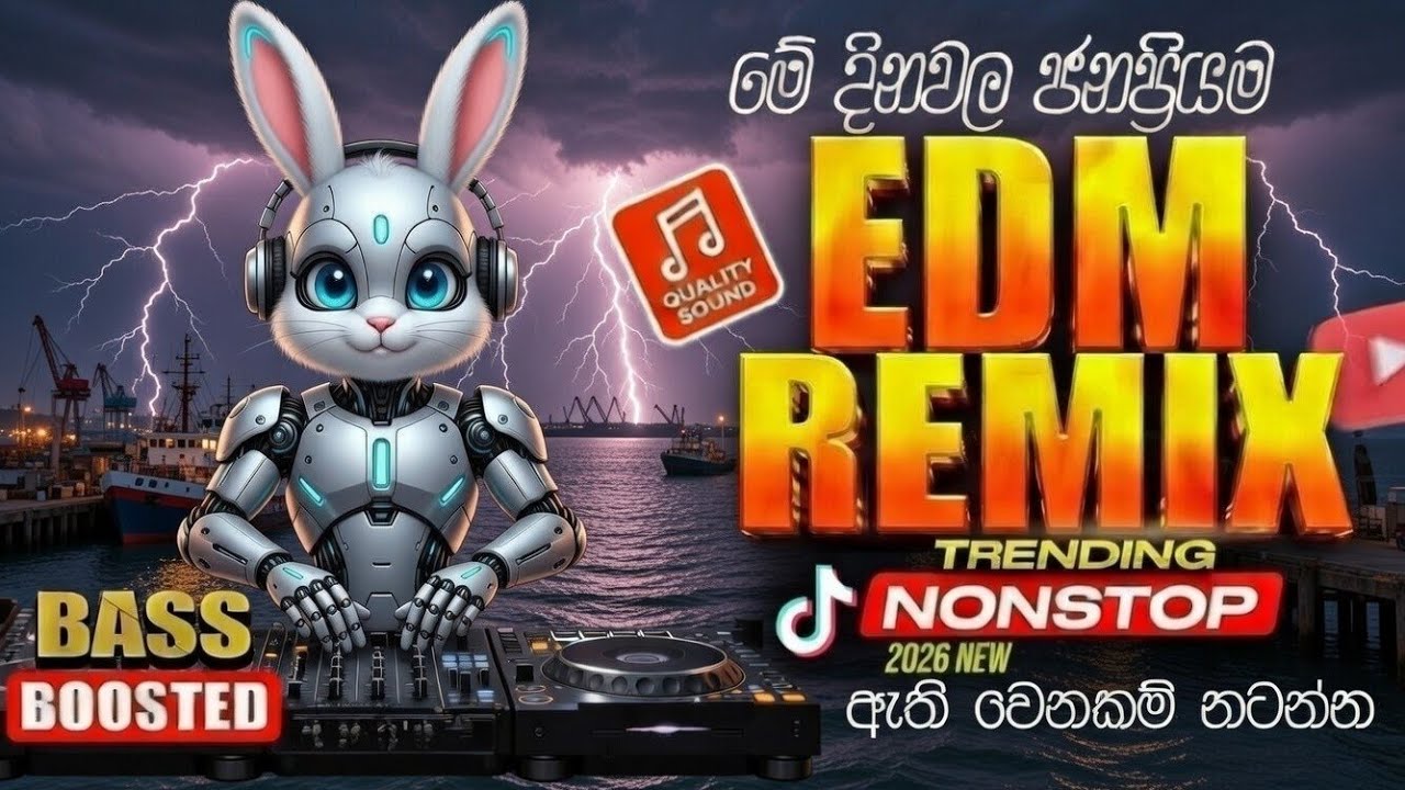 නටනවනම් නම් මෙන්න EDM Remix Nonstop එකතුවක්. | EDM Remix Nonstop collection  2026