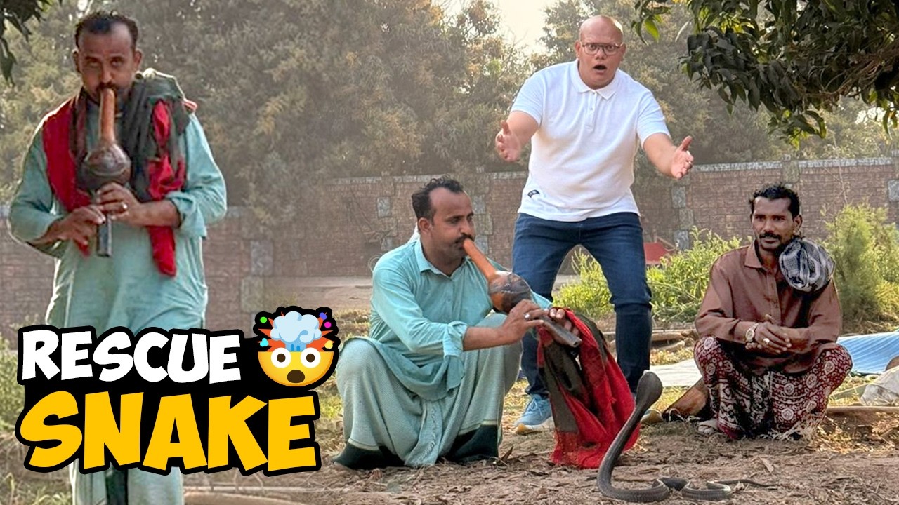 Mureed Ko Bite Karne Wala Snake Rescue Kar Liya 😱🐍 | BT Farm Stories