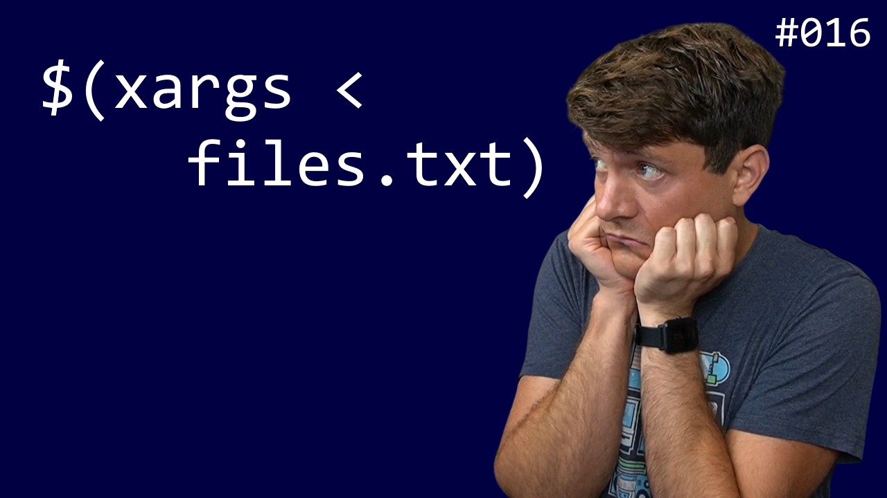 well that's not how you use xargs! (all code sucks) #16