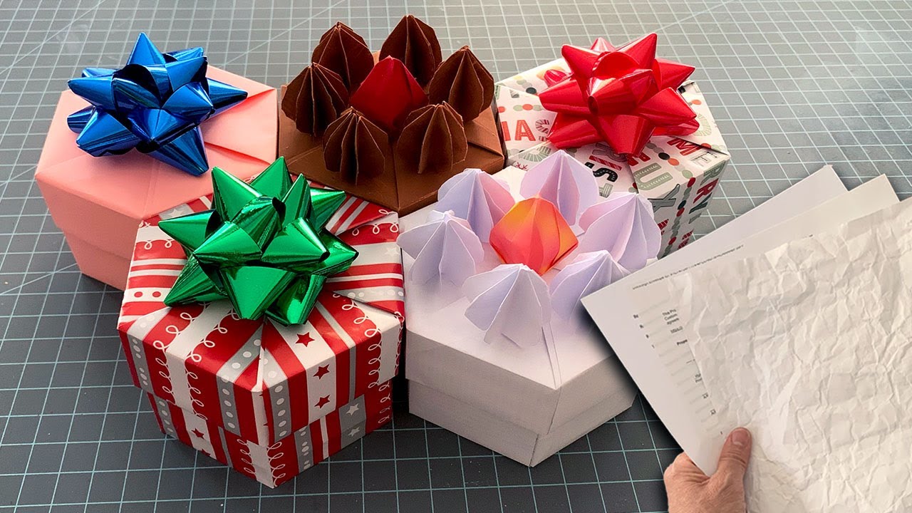 How to make a hexagonal origami box using old copy paper, Recycled Origami Tutorial