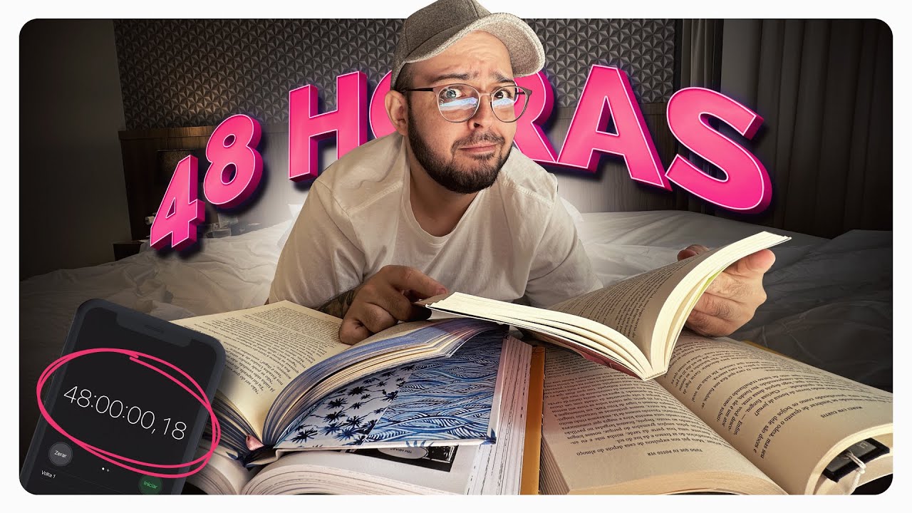 48h isolado em um HOTEL para ler o MÁXIMO que conseguir!