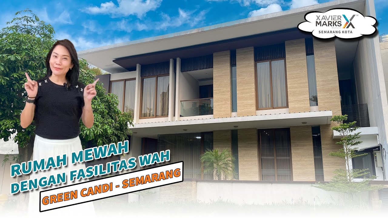 Rumah Mewah dengan Private Pool dan ada Lift didalamnya lokasi Green Candi Semarang