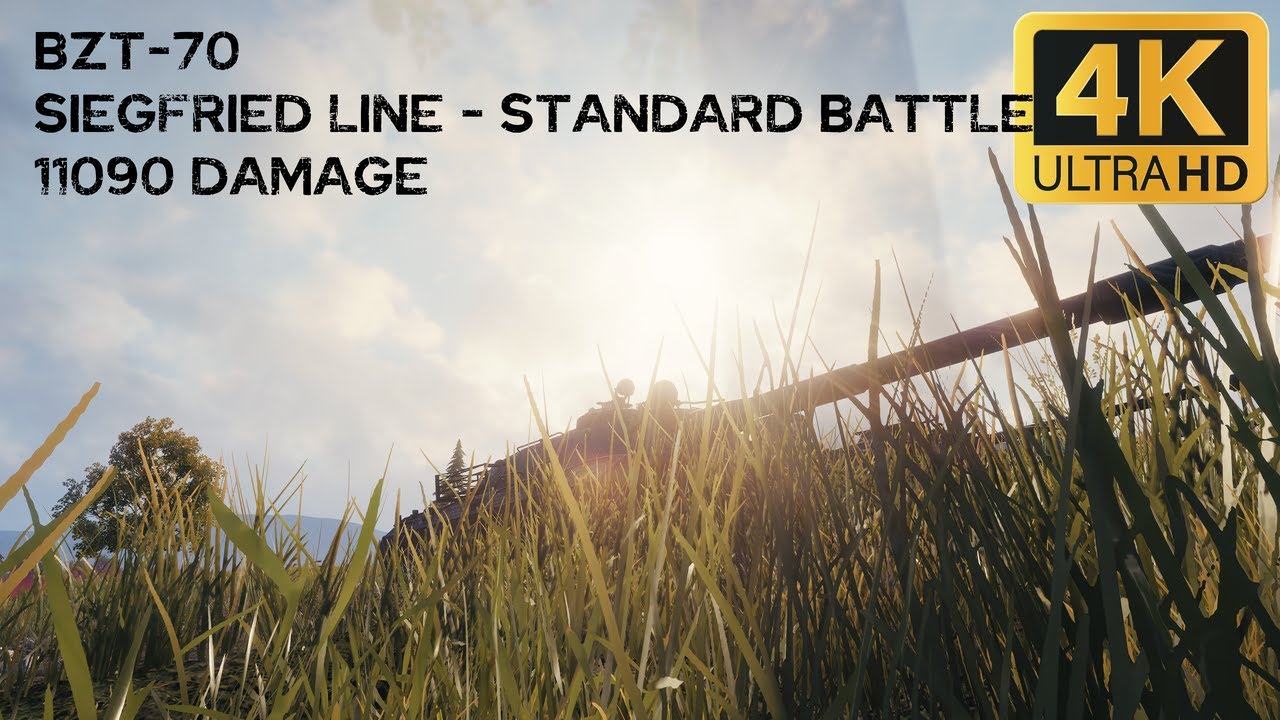 BZT-70 11,1k damage 3 frags on Siegfried Line - World of Tanks
