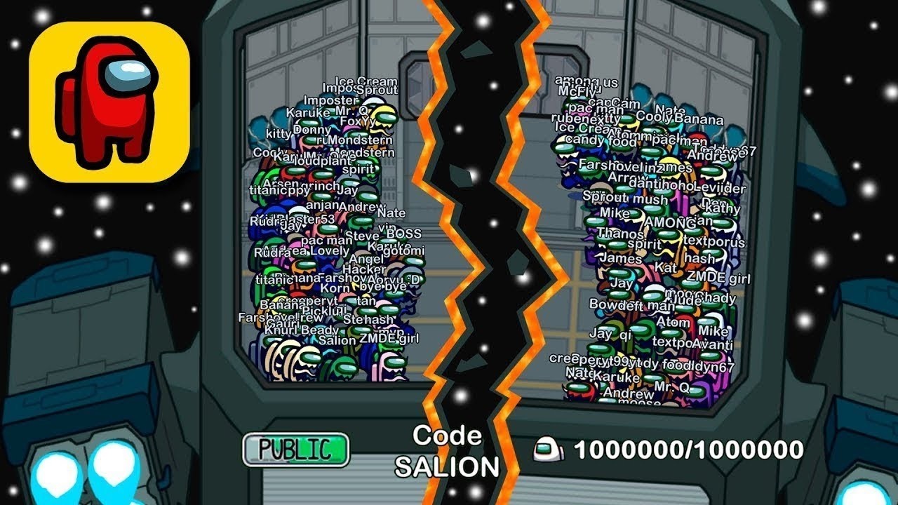 Among Us, but with 1 MILLION SEEKERS in LOBBY - HIDE n SEEK Mode