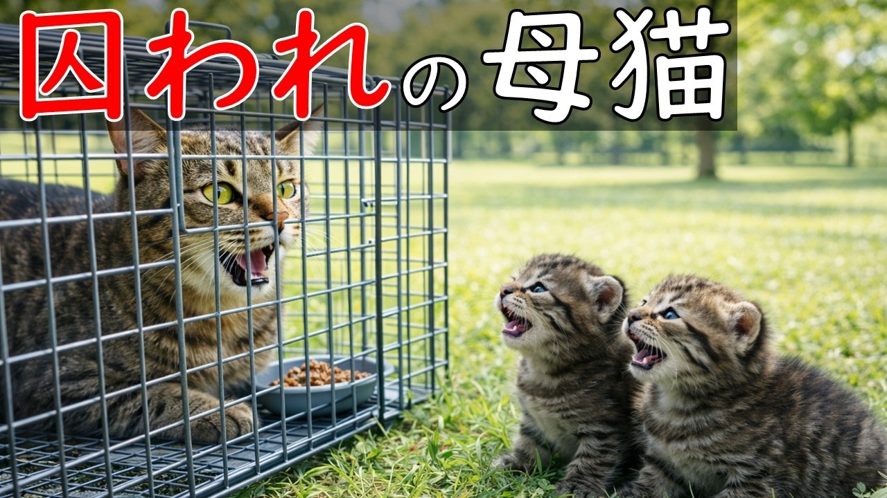 連れ去られた母猫と残された子猫【猫感動物語】