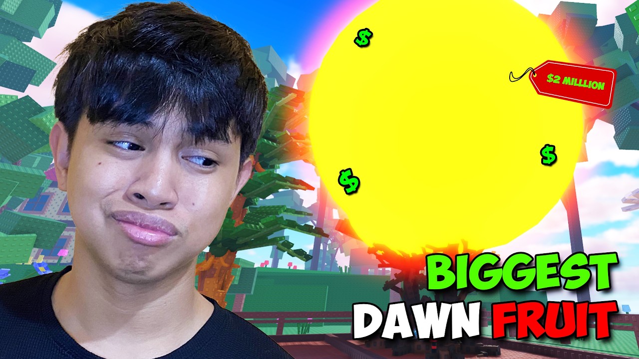 I Made The BIGGEST DAWN FRUIT in GARDEN HORIZONS