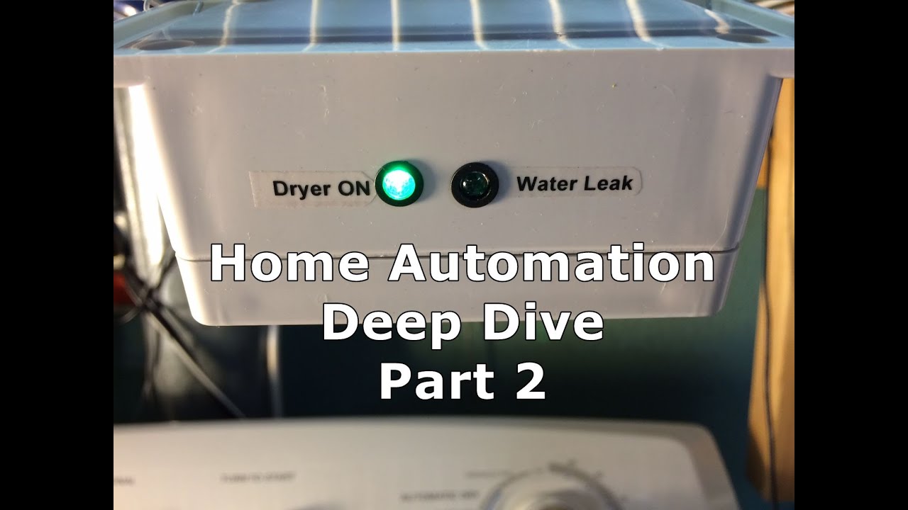 Remote sensor node from scratch - detect dryer status, water leaks, control a water heater!