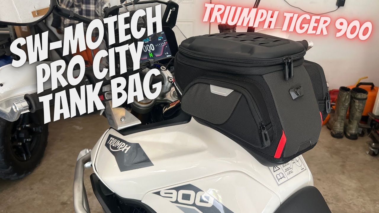 #144 SW Motech Pro City Tank Bag Review - Triumph Tiger 900 Rally Pro