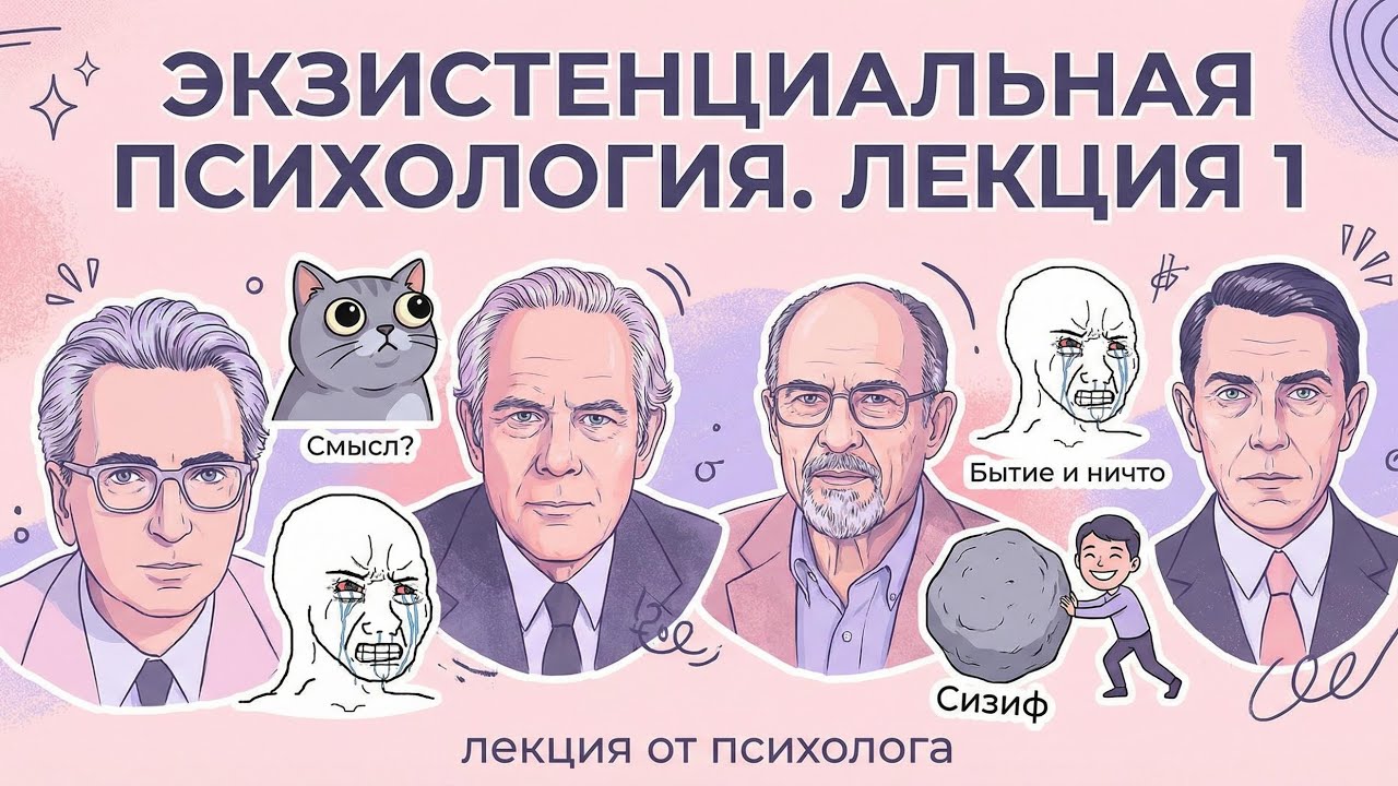 ЭКЗИСТЕНЦИАЛЬНЫЙ ПСИХОЛОГИЯ. Лекция 1