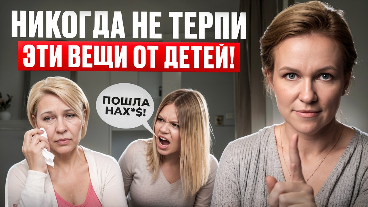 5 поступков ВЗРОСЛЫХ ДЕТЕЙ, которые МАТЬ никогда НЕ ДОЛЖНА терпеть!