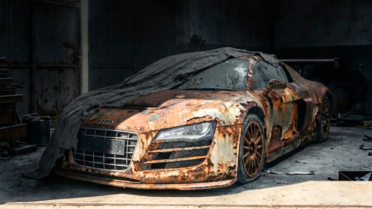 I Spent 5 Months Turning a Wrecked Audi R8 LMS GT3 2009 into a Million-Dollar Car #restoration