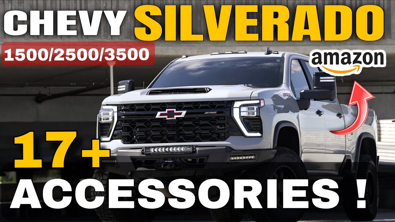 Лучшие аксессуары для Chevrolet Silverado 1500/2500/3500 на Amazon – интерьер и экстерьер (2014–2...