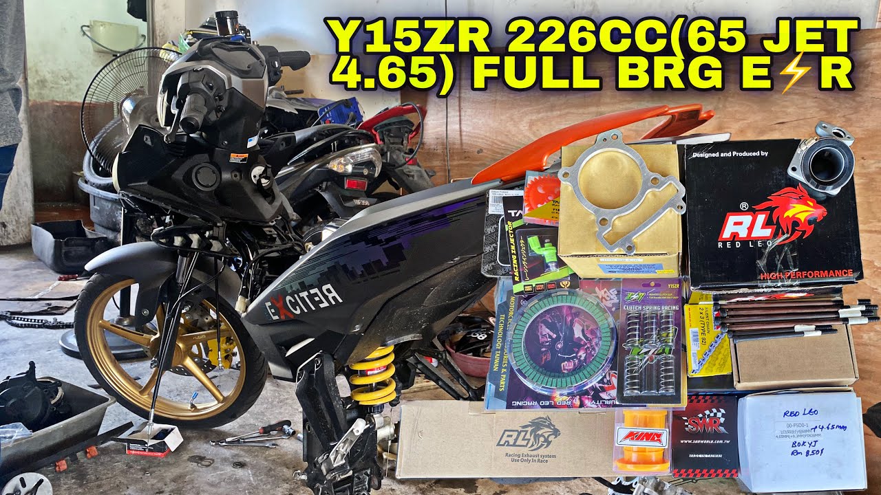 Y15ZR 226CC ( 65 JET 4.65 ) FULL BRG ESR & REDLEO | ADAKAH AKAN JADI SEPADU ESR MOTOR?