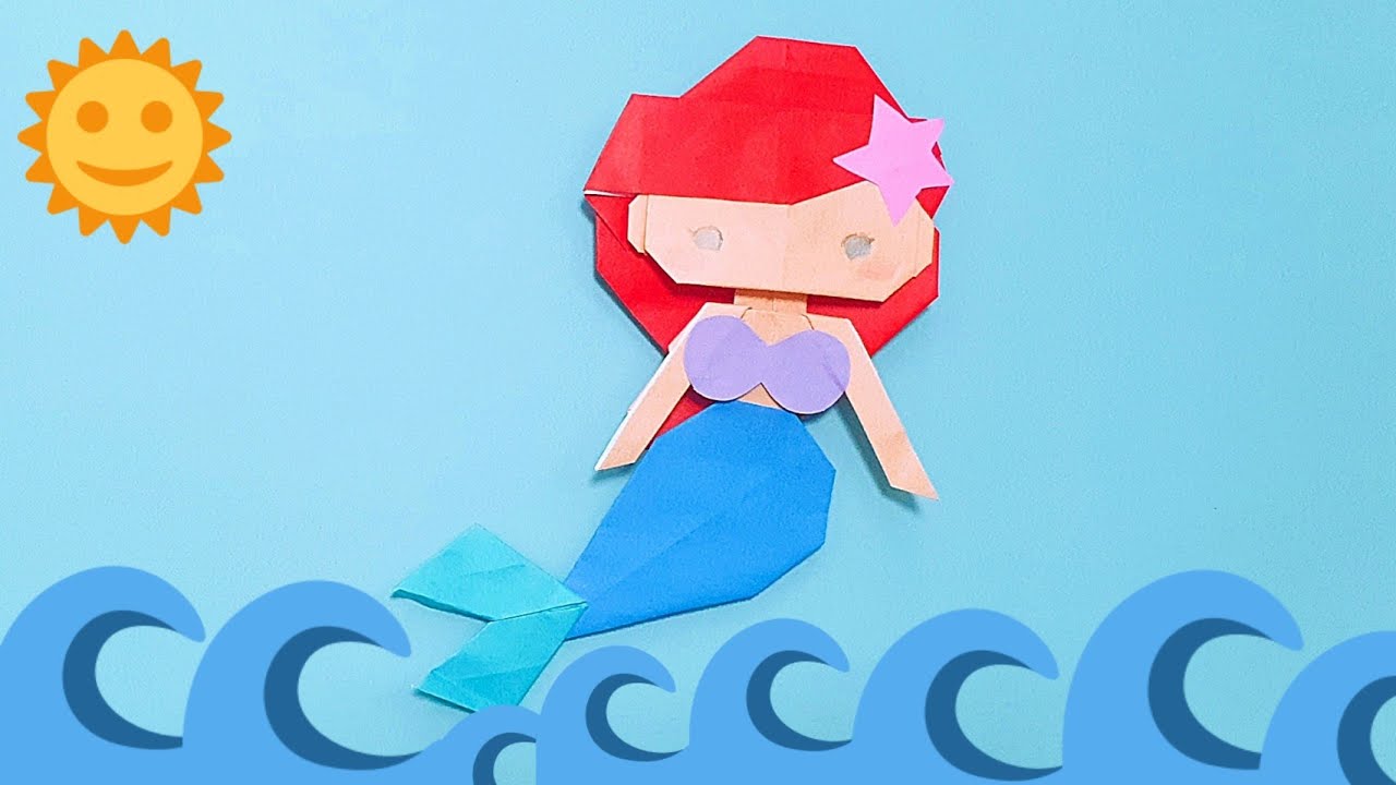 인어공주 종이접기 The Little Mermaid Origami
