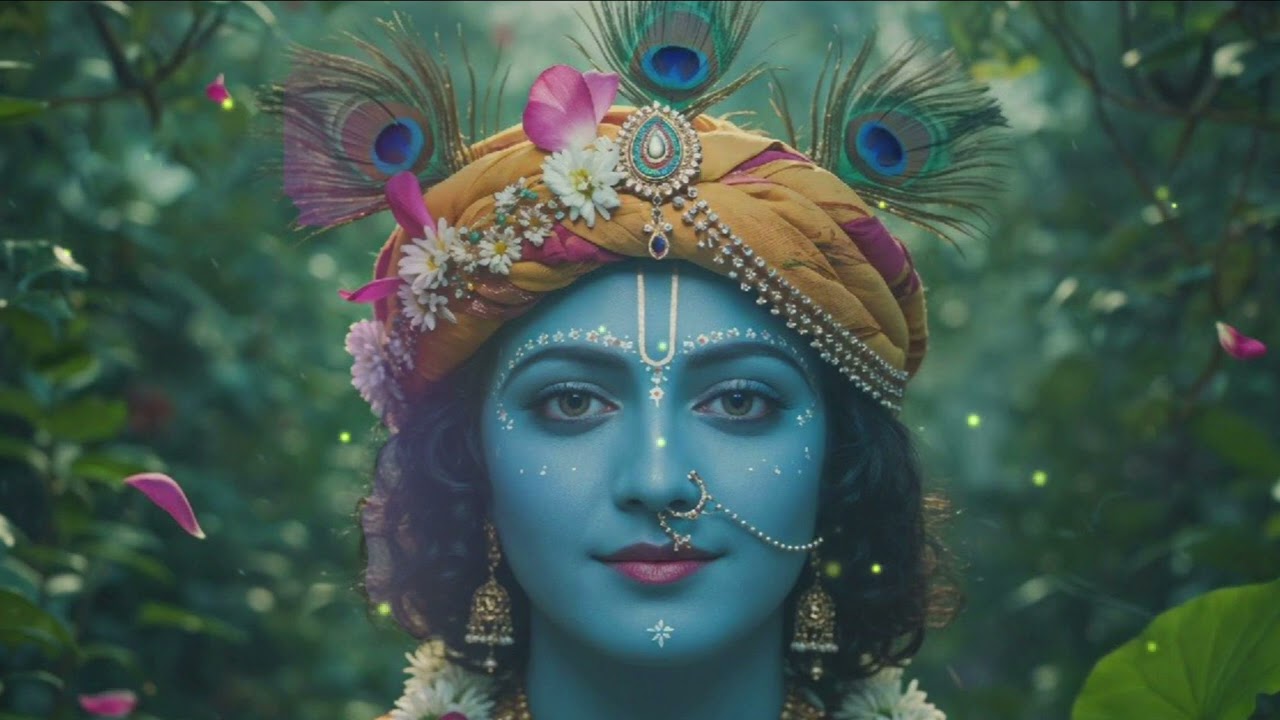 Krishnaye vasudevaya mantra || krishna|| || powerful mantra|| relaxing music || peaceful mantra || 